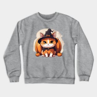 The little sorcerer cat Crewneck Sweatshirt